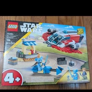 Star Wars Lego Young Jedi Adventures The Crimson Firehawk 136 Piece, New!